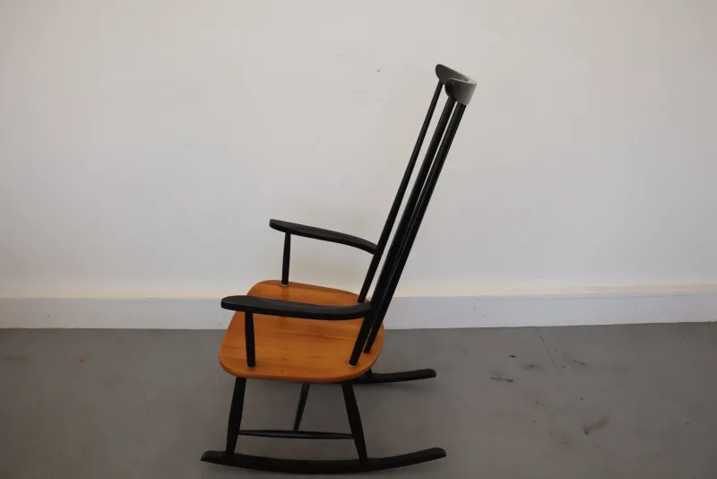 Best Pamono Mid-Century Rocking Chair by Ilmari Tapiovaara, 1960s