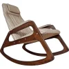 Pamono Mid-Century Rocking Chair from Uluv, Czechoslovakia, 1966