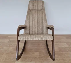 Pamono Mid-Century Rocking Chair from Uluv, Czechoslovakia, 1966