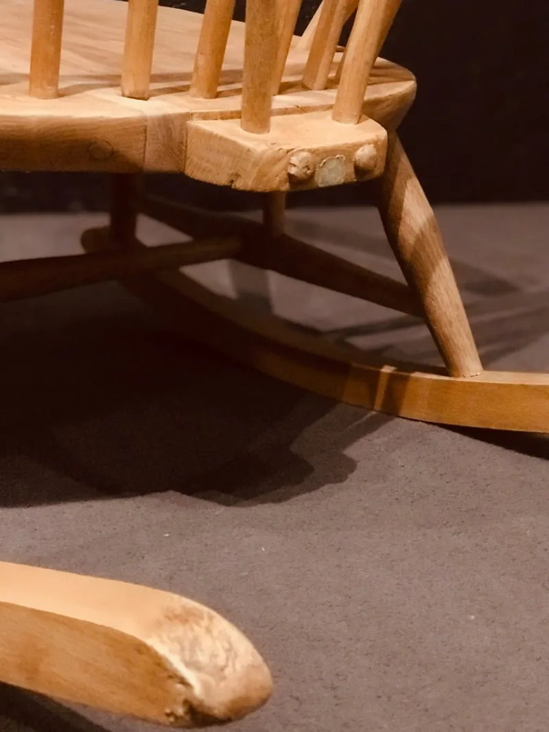 Pamono Mid-Century Rocking Chair in Light Elm by Lucian Ercolani for Ercol> Rocking Chairs
