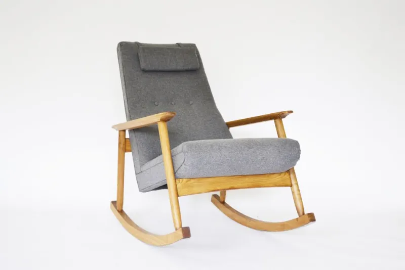 Pamono Mid-Century Rocking Chair by Valerija Ema Cukermanienė, 1960s> Rocking Chairs