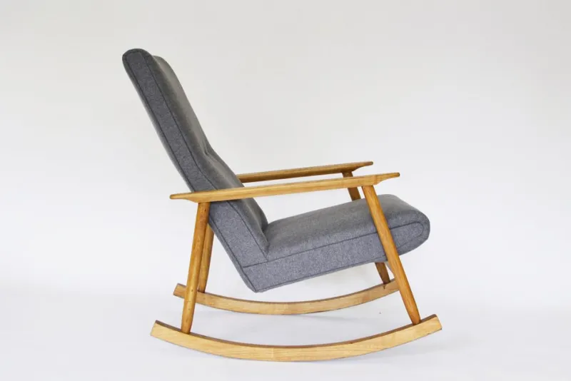 Pamono Mid-Century Rocking Chair by Valerija Ema Cukermanienė, 1960s> Rocking Chairs