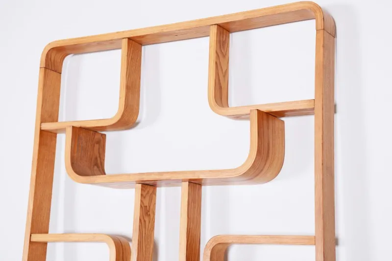Hot Pamono Mid-Century Room Divider in Ash attributed to Ludvik Volak for Drevopodnik Holesov, Former Czechoslovakia, 1960s