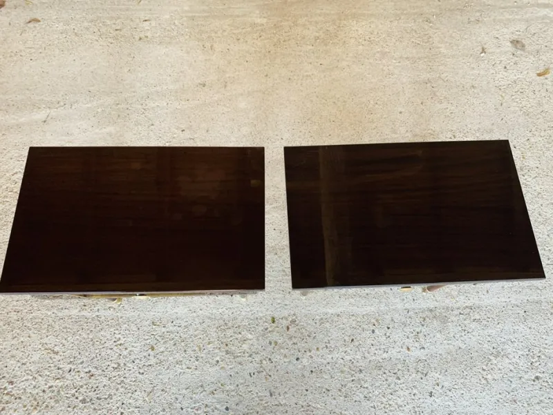 Pamono Mid-Century Rosewood Nightstands, 1960s, Set of 2> Nightstands