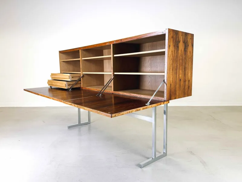 Pamono Mid-Century Rosewood Sideboard by Georg Satink Wk Möbel, 1960s> Sideboards & Buffets