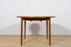 Sale Pamono Mid-Century Round Teak Dining Table by Nils Jonsson for Hugo Troeds, Sweden, 1960s