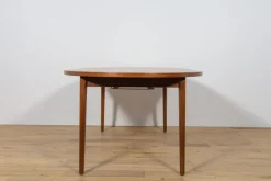 Sale Pamono Mid-Century Round Teak Dining Table by Nils Jonsson for Hugo Troeds, Sweden, 1960s