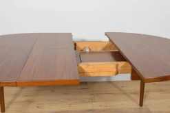 Sale Pamono Mid-Century Round Teak Dining Table by Nils Jonsson for Hugo Troeds, Sweden, 1960s