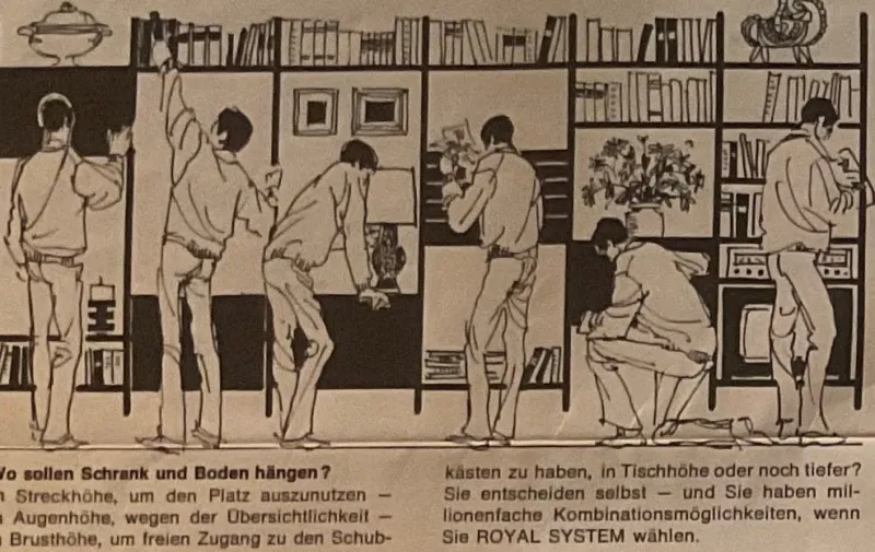New Pamono Mid-Century Royal System Wall Shelf by Poul Cadovius for Cado, Denmark, 1960s
