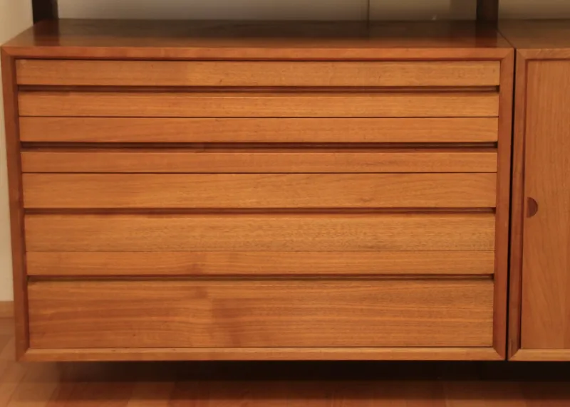 New Pamono Mid-Century Royal System Wall Shelf by Poul Cadovius for Cado, Denmark, 1960s