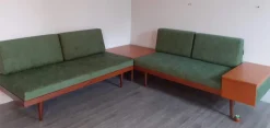 Best Pamono Mid-Century Scandinavian Daybeds and Corner Table by Ingmar Relling for Ekornes, 1960s, Set of 3