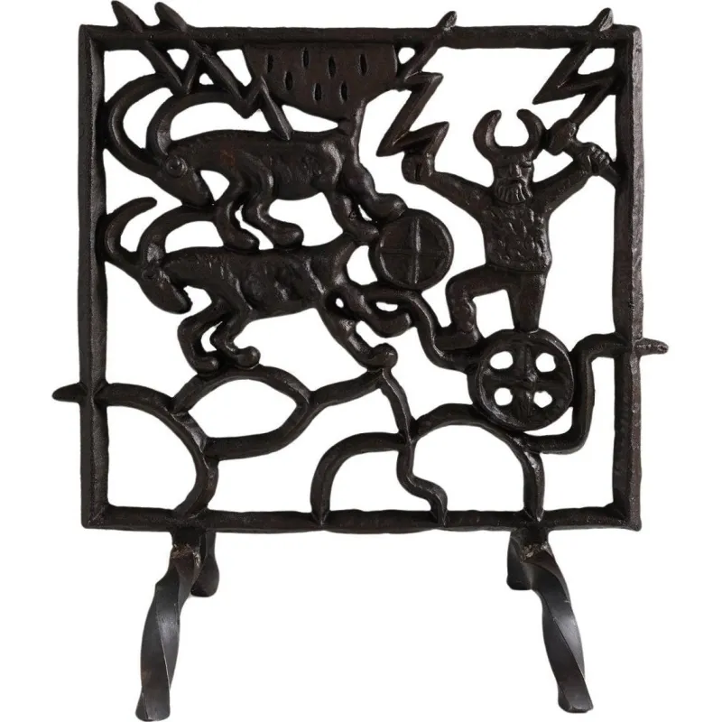 Outlet Pamono Mid-Century Scandinavian Fireplace Screen attributed to Olle Hermansson, 1960s