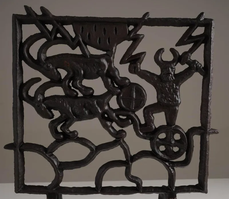 Outlet Pamono Mid-Century Scandinavian Fireplace Screen attributed to Olle Hermansson, 1960s