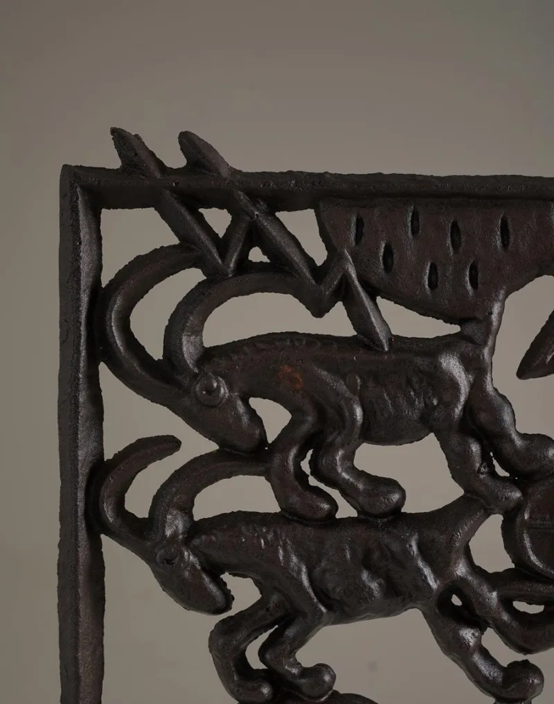 Outlet Pamono Mid-Century Scandinavian Fireplace Screen attributed to Olle Hermansson, 1960s