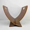 Outlet Pamono Mid-Century Scandinavian Magazine Rack in Teak and Veneered Plywood, 1970s