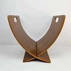 Outlet Pamono Mid-Century Scandinavian Magazine Rack in Teak and Veneered Plywood, 1970s