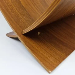 Outlet Pamono Mid-Century Scandinavian Magazine Rack in Teak and Veneered Plywood, 1970s