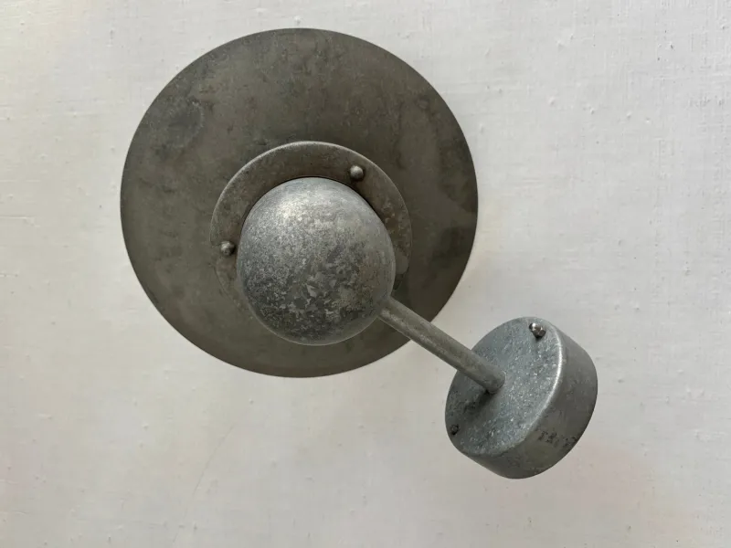 Pamono Mid-Century Scandinavian Metal Outdoor Wall Lamp by Louis Poulsen, 1950s> Garden Lighting