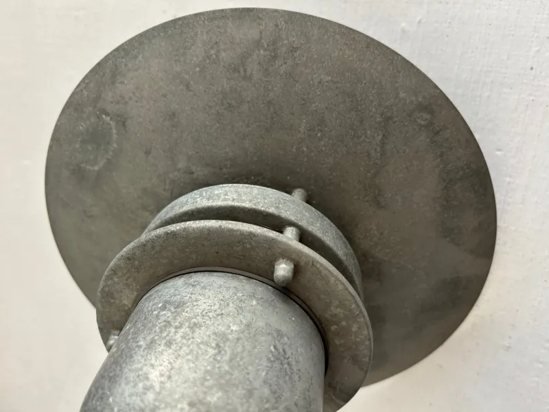 Pamono Mid-Century Scandinavian Metal Outdoor Wall Lamp by Louis Poulsen, 1950s> Garden Lighting