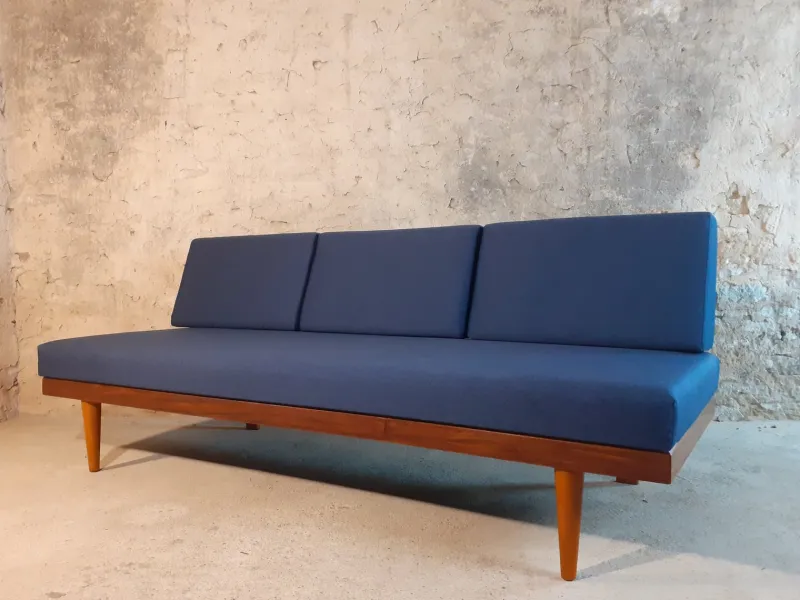 Pamono Mid-Century Scandinavian Svane Combina Daybed in Teak by Ingmar Relling for Ekornes, 1960s> Daybeds & Chaises Lounges