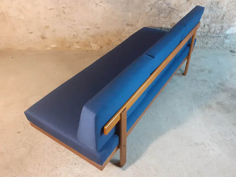Pamono Mid-Century Scandinavian Svane Combina Daybed in Teak by Ingmar Relling for Ekornes, 1960s> Daybeds & Chaises Lounges