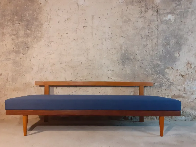 Pamono Mid-Century Scandinavian Svane Combina Daybed in Teak by Ingmar Relling for Ekornes, 1960s> Daybeds & Chaises Lounges