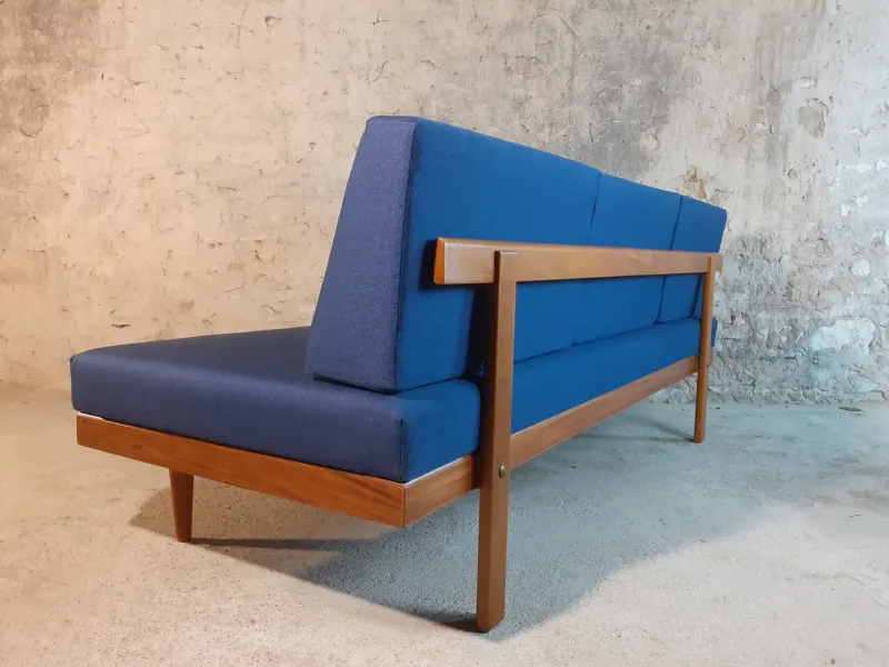 Pamono Mid-Century Scandinavian Svane Combina Daybed in Teak by Ingmar Relling for Ekornes, 1960s> Daybeds & Chaises Lounges