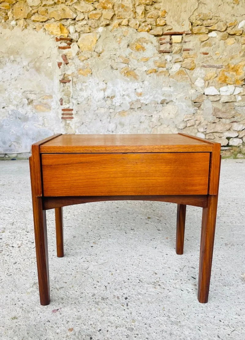 Pamono Mid-Century Scandinavian Teak Nightstand, 1960s> Nightstands