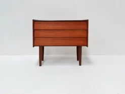 Outlet Pamono Mid-Century Scandinavian Teak Veneer Chest of Drawers, 1960s