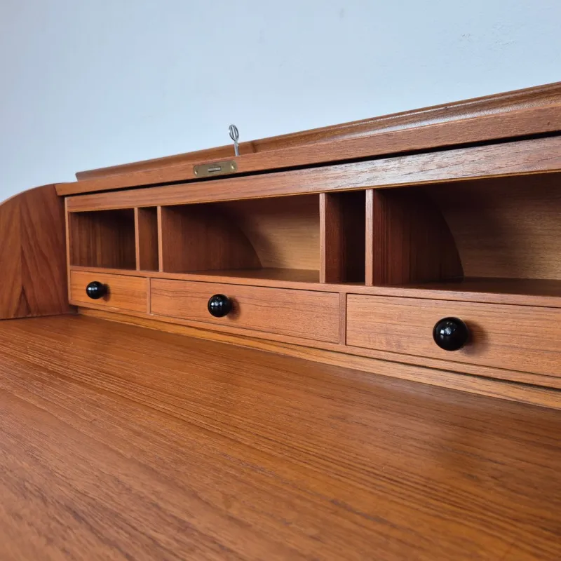 Pamono Mid-Century Secretary Desk by Egon Ostergaard for SMI, Sweden, 1960s> Secretaires