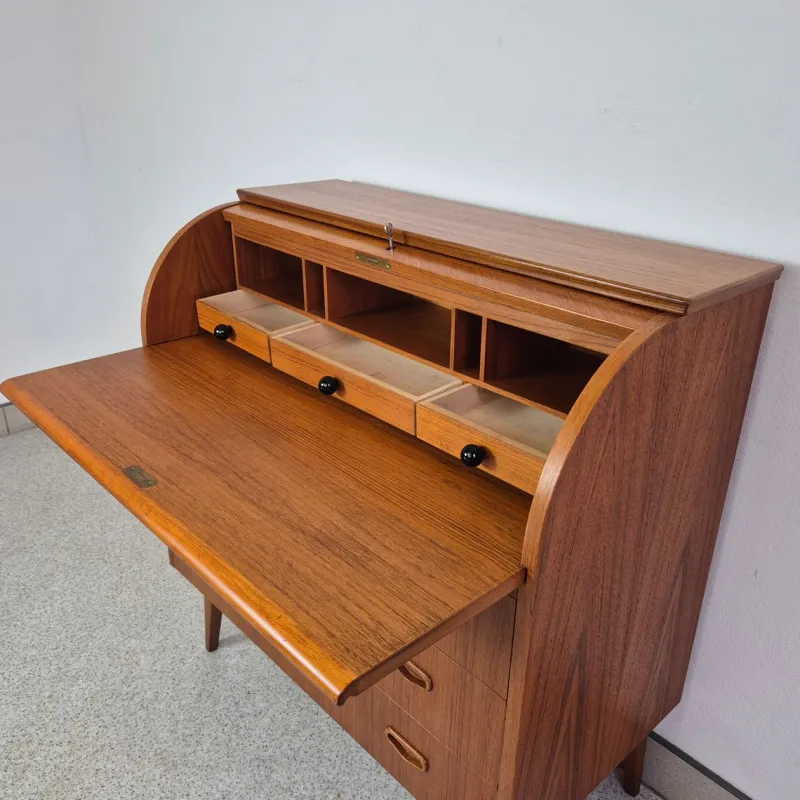 Pamono Mid-Century Secretary Desk by Egon Ostergaard for SMI, Sweden, 1960s> Secretaires