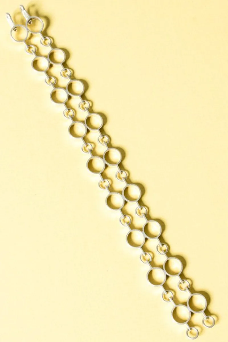 Pamono Mid-Century Silver Bracelet by Jorma Laine, 1972> Bracelets
