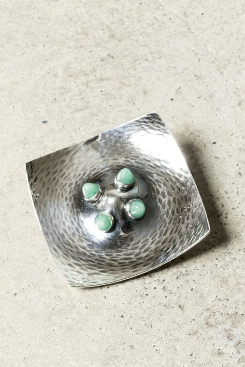 Pamono Mid-Century Silver Brooch by Elis Kauppi, 1963> Brooches