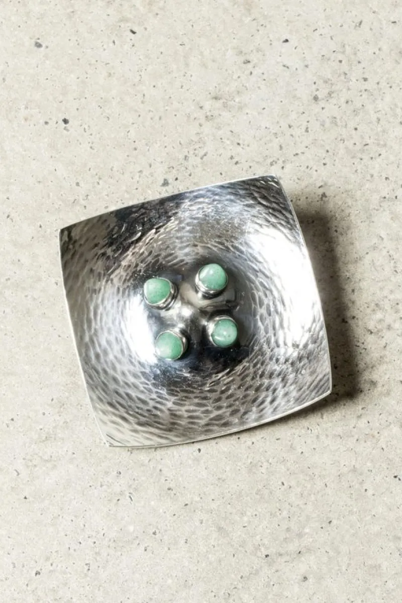 Pamono Mid-Century Silver Brooch by Elis Kauppi, 1963> Brooches