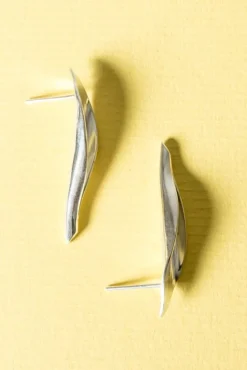 Outlet Pamono Mid-Century Silver Earrings by Gertrud Engel, 1950s, Set of 2