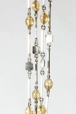 Best Pamono Mid-Century Silver Necklace by Arvo Saarela, 1969