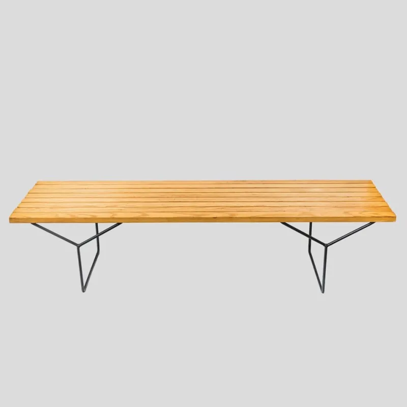 Pamono Mid-Century Slat Bench by Harry Bertoia for Knoll> Benches