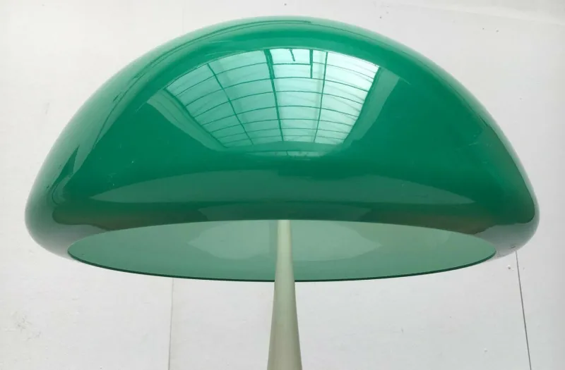 Online Pamono Mid-Century Space Age Italian Green Early Model Toledo Table Lamp by Luigi Massoni for Harvey Guzzini, 1960s