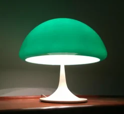 Online Pamono Mid-Century Space Age Italian Green Early Model Toledo Table Lamp by Luigi Massoni for Harvey Guzzini, 1960s