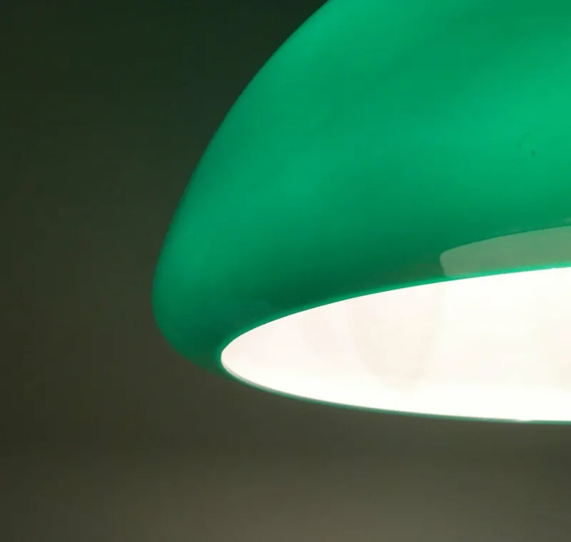 Online Pamono Mid-Century Space Age Italian Green Early Model Toledo Table Lamp by Luigi Massoni for Harvey Guzzini, 1960s