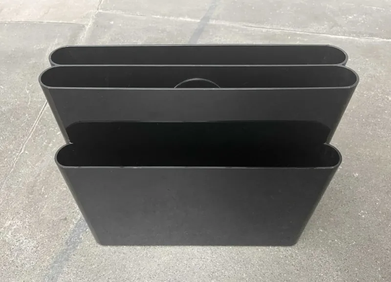 Pamono Mid-Century Space Age Model 4676 Magazine Holder by Giotto Stoppino for Kartell, 1970s> Magazine Racks