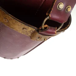 Pamono Mid-Century Spanish Leather Bucket><noscript><img width=