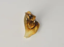 Pamono Mid-Century Sterling Silver and Enamel Ear Clips from Arne Nordlie, 1960s, Set of 2><noscript><img width=