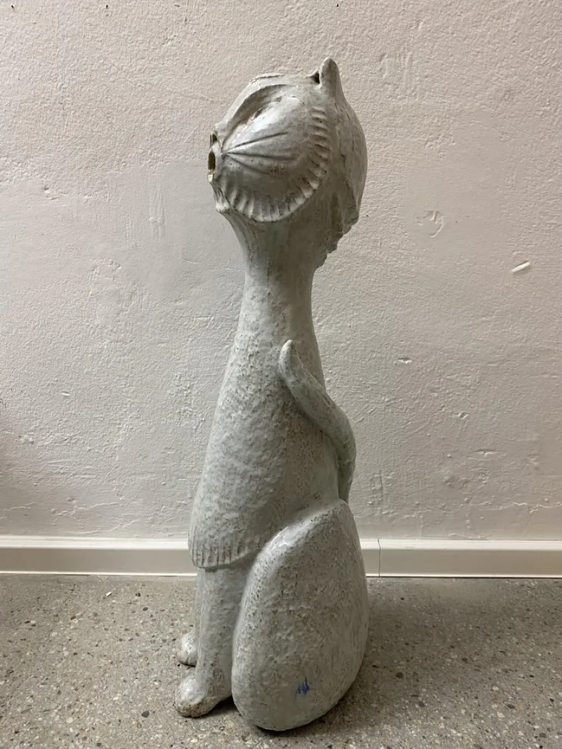 Online Pamono Mid-Century Studio Ceramic Cat Sculpture, 1968