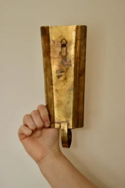 Discount Pamono Mid-Century Swedish Brass Sconces, Set of 2