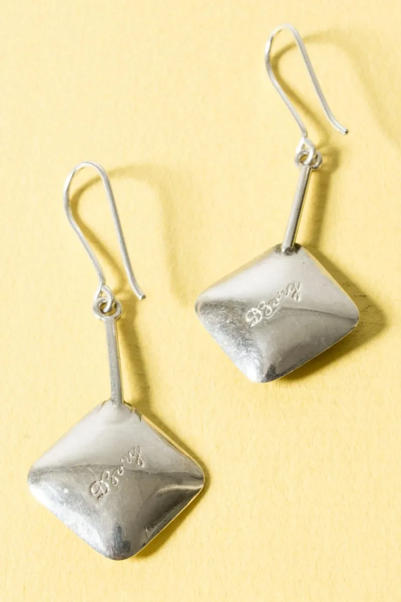 Clearance Pamono Mid-Century Swedish Silver Earrings, Set of 2