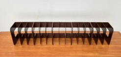 Pamono Mid-Century Swedish Space Age Magazine and Vinyl Rack by Sven-Eric Juhlin for Gustavsberg, 1960s, Set of 5> Magazine Racks