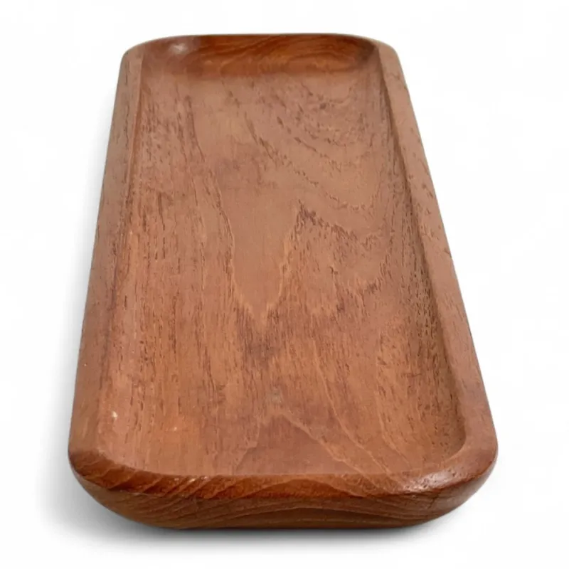 Pamono Mid-Century Swedish Teak Tray by Karl Holmberg, 1960s> Trays