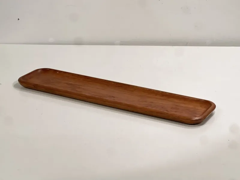 Pamono Mid-Century Swedish Teak Tray by Karl Holmberg, 1960s> Trays