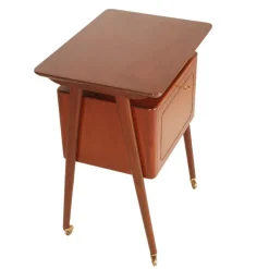 Discount Pamono Mid-Century Teak Bar Cart attributed to Ico Parisi for Mim Roma, 1950s